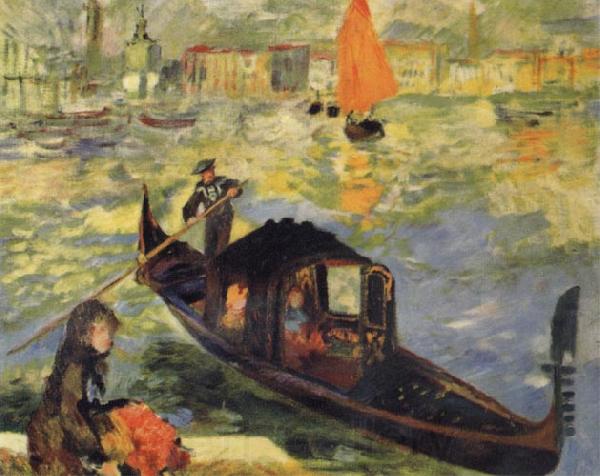 Claude Monet Gondola in Venice